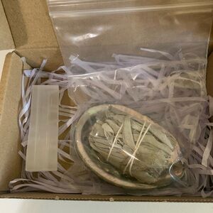 White sage mini smudge kit